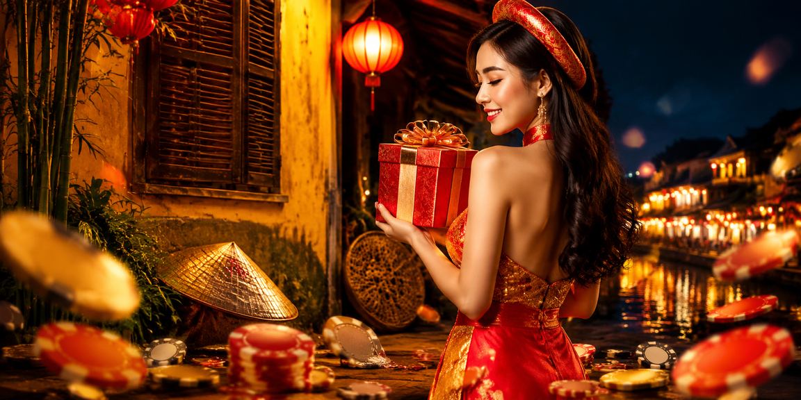 Giao diện xổ số và trò chơi truyền thống tại Hội An trên nền tảng 9610