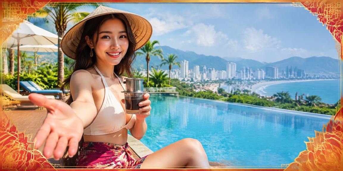 Người dùng tìm hiểu điều khoản dịch vụ tại quán cà phê Nha Trang trên điện thoại